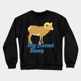 Big Horned Sheep Crewneck Sweatshirt